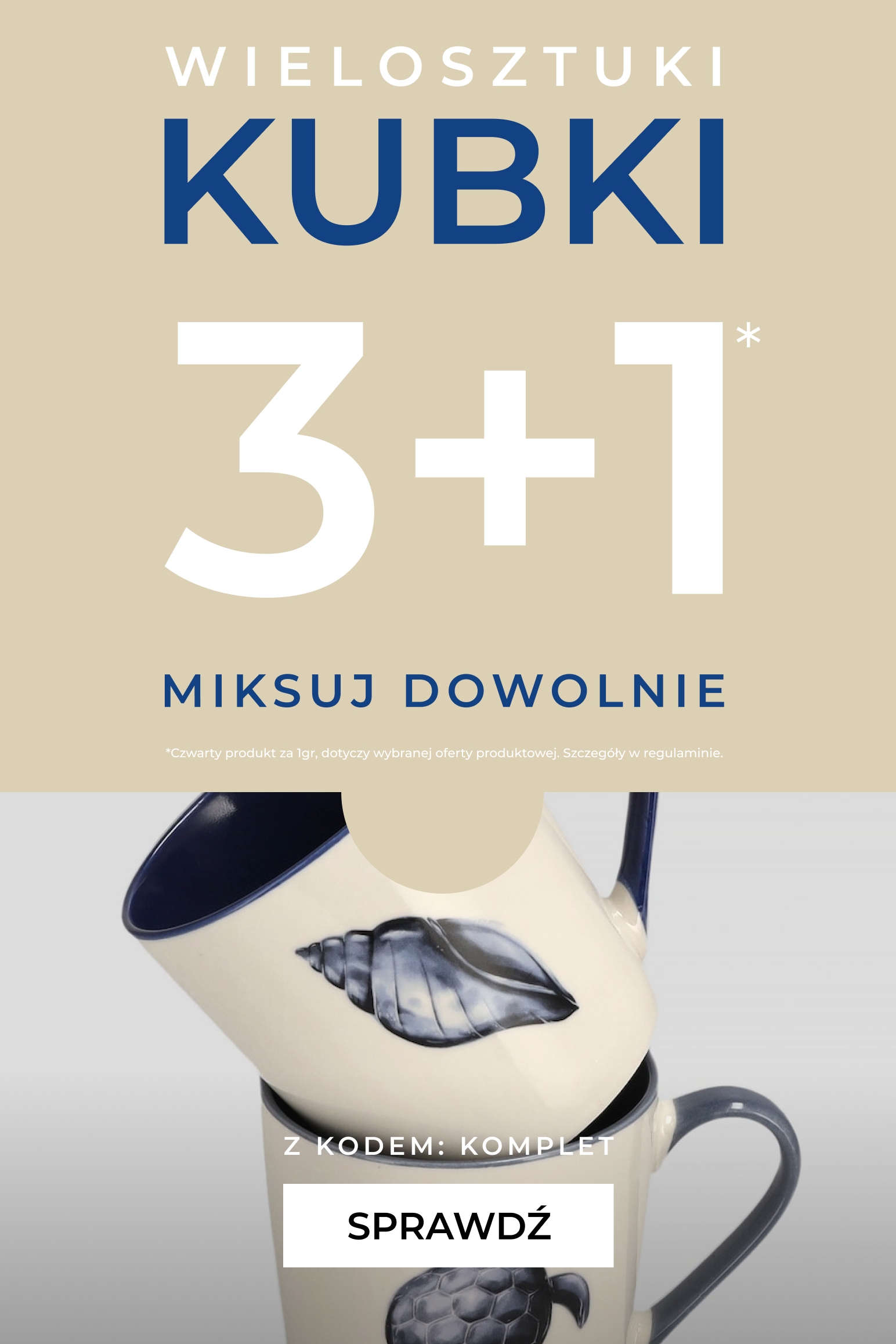 Promocja kubki 3+1