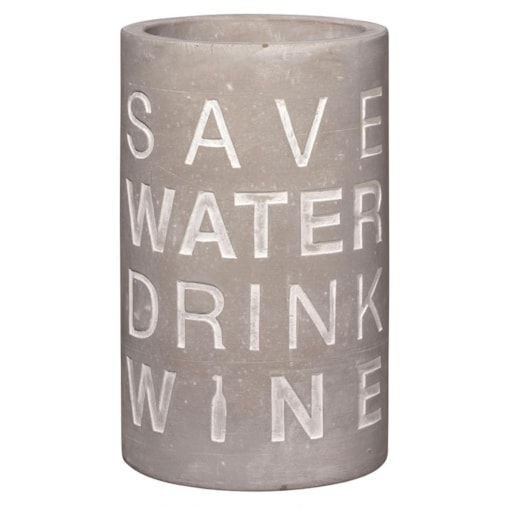 Cooler - Save water drink wine, 21 x 14 cm, Raeder