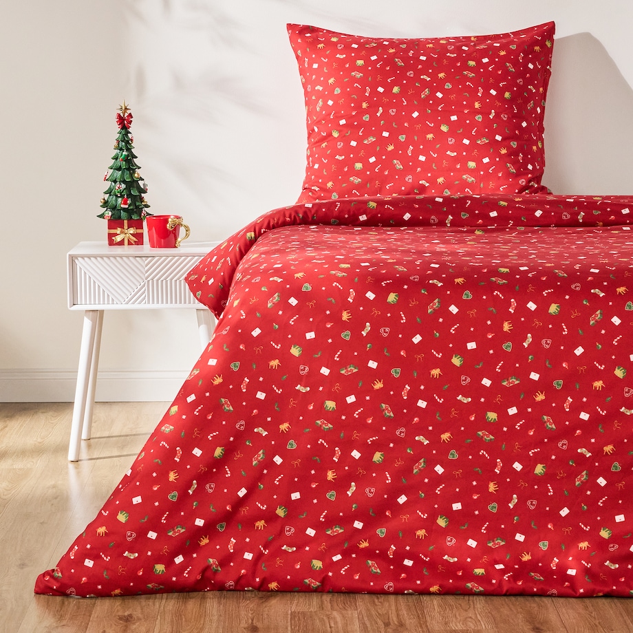Komplet pościeli z mikrofibry Giftoni 140x200 cm z 1 poszewką 70x80