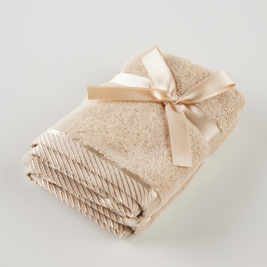 Komplet 2 szt. ręczników do twarzy lub do rąk Bambo 30x30 cm