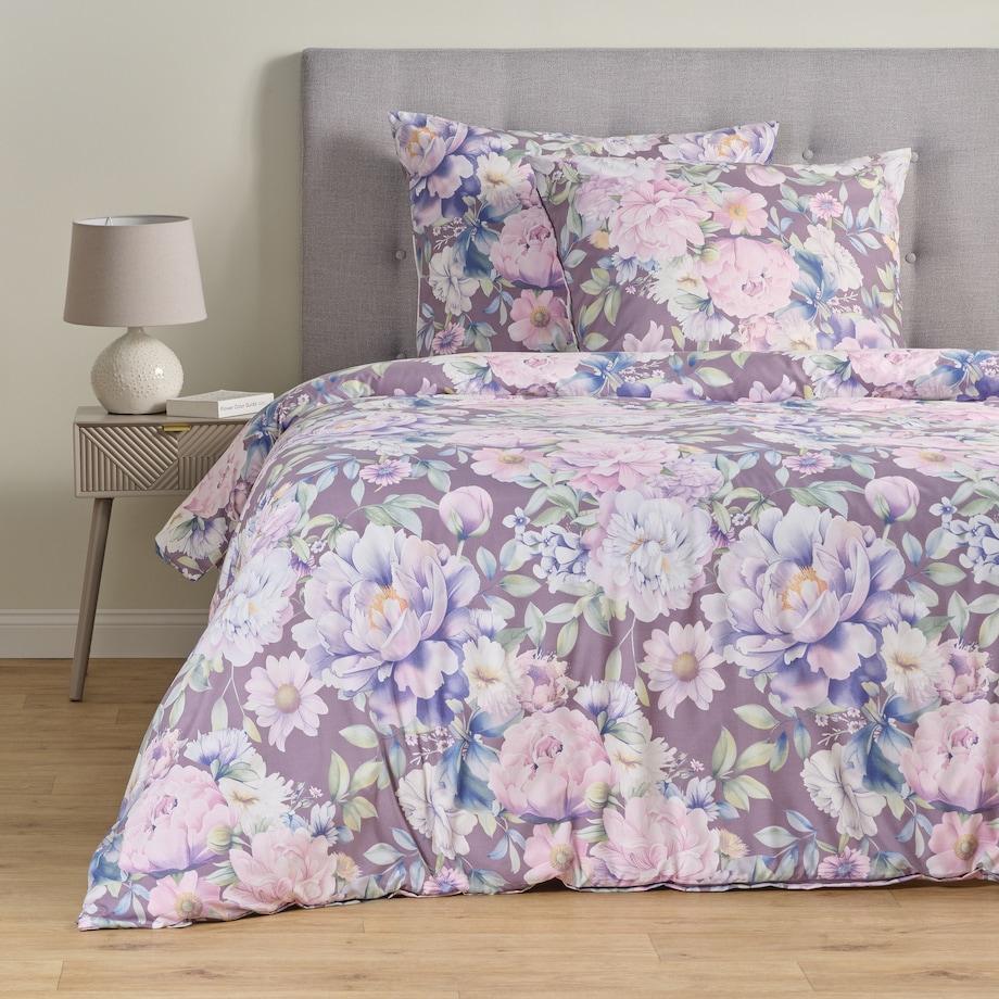 Pościel Z Mikrofibry Essasito 160x200 cm z motywem kwiatowym