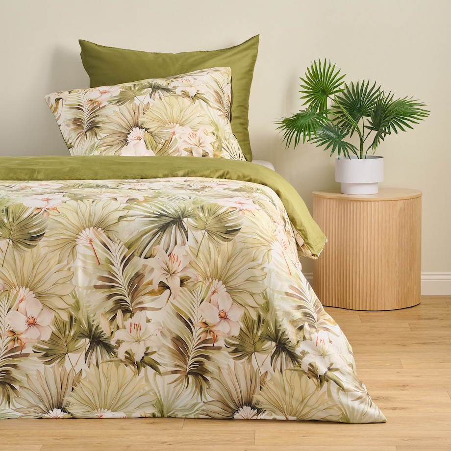 Pościel z bawełny satynowej Leaneso 160x200 cm