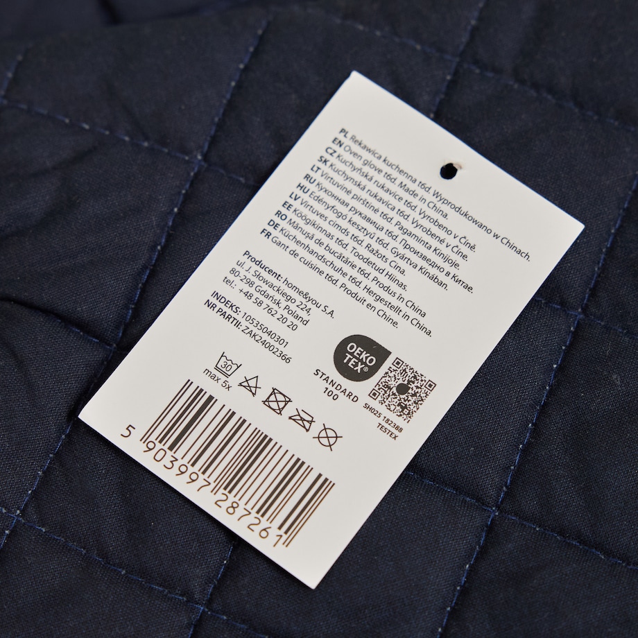 Komplet Rękawic Kuchennych Basic II 19x30 cm