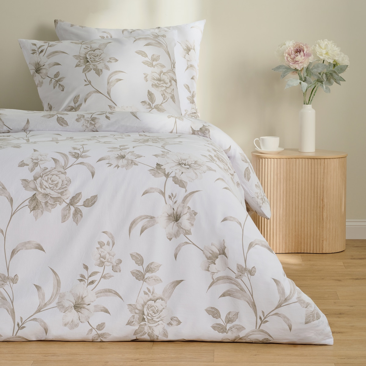 Komplet pościeli z bawełny satynowej Rostello 200x220 cm z 2 poszewkami 70x80