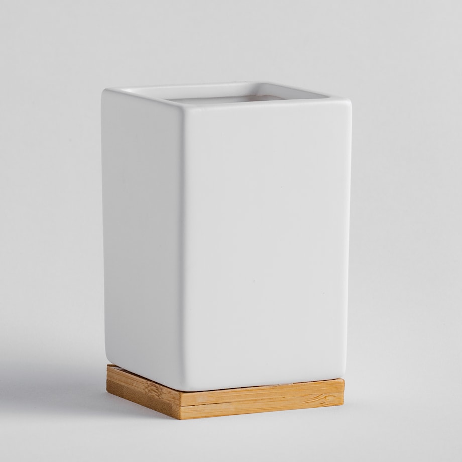 Kubek Łazienkowy Woodtop square