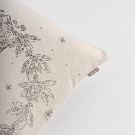 Poszewka Żakardowa Holivedo 45x45 cm z motywem renifera