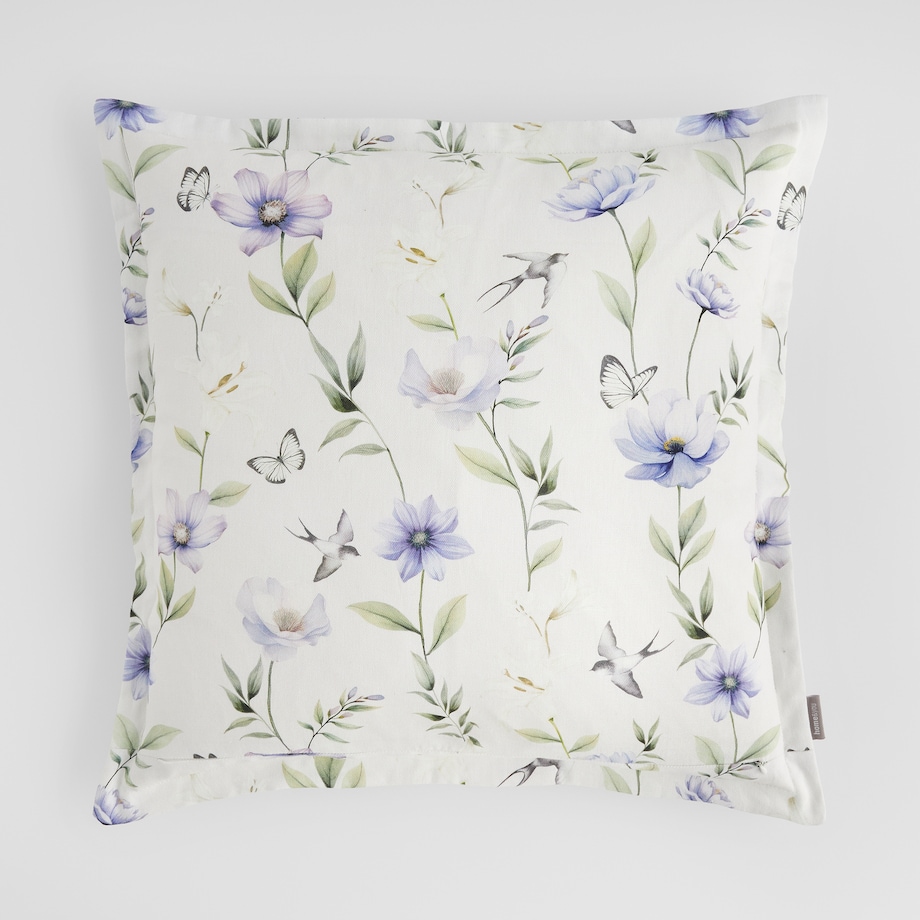 Poszewka z nadrukiem Serafino 45x45 cm z motywem kwiatowym