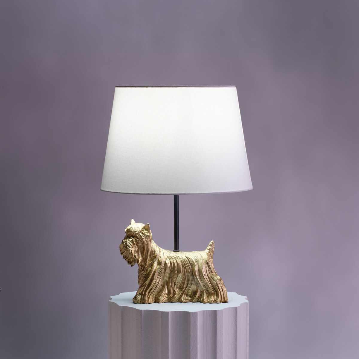Lampa Stołowa Terrier z motywem zwierzęcym