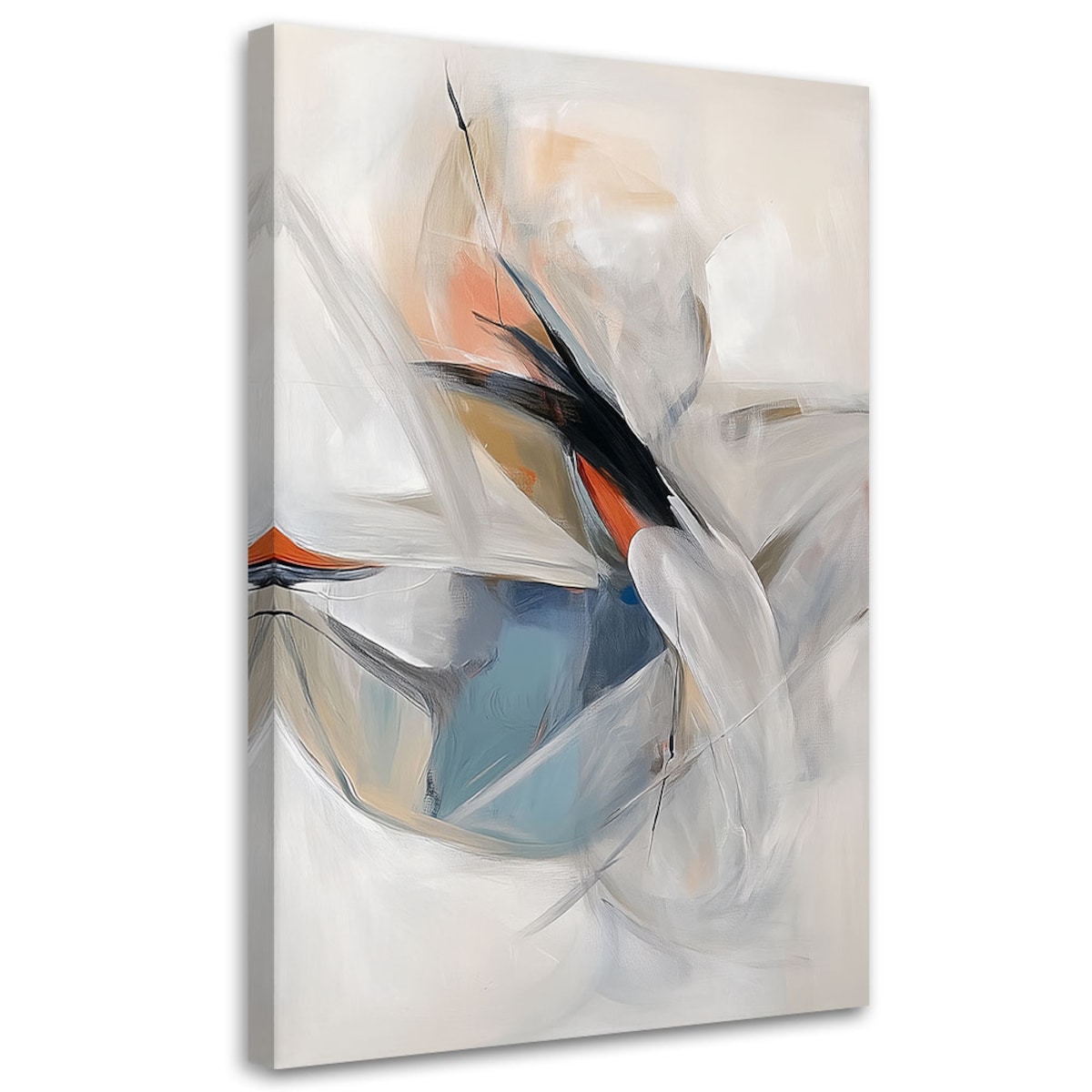 Feeby Obraz do sypialni, Abstrakcja Minimalistyczna Akwarela 80x120 cm