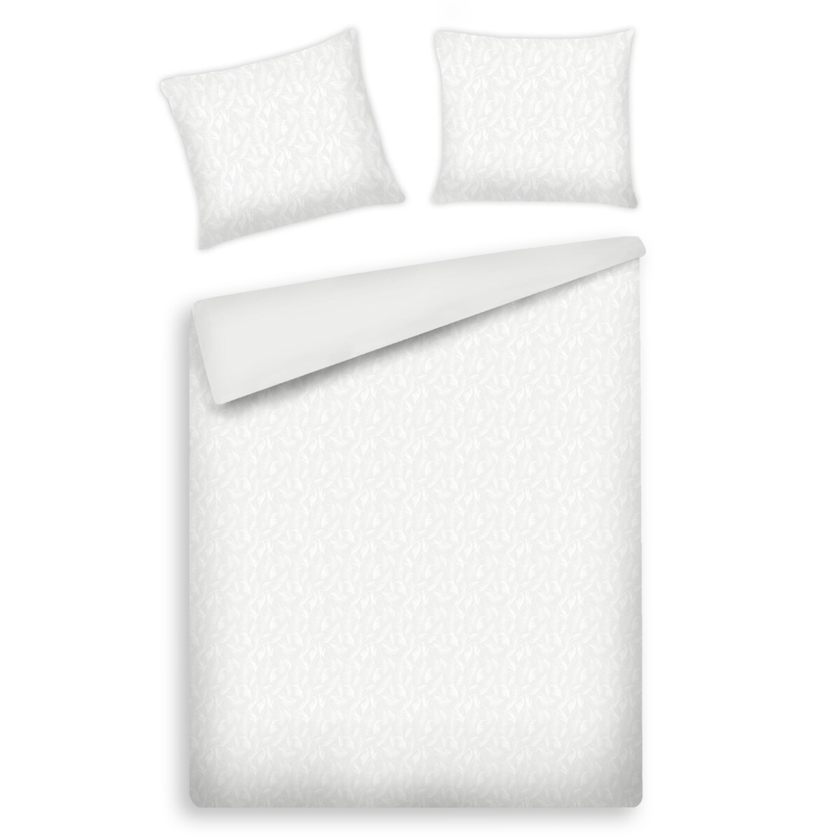 Pościel z bawełny satynowej Lorianna 160x200 cm z motywem roślinnym