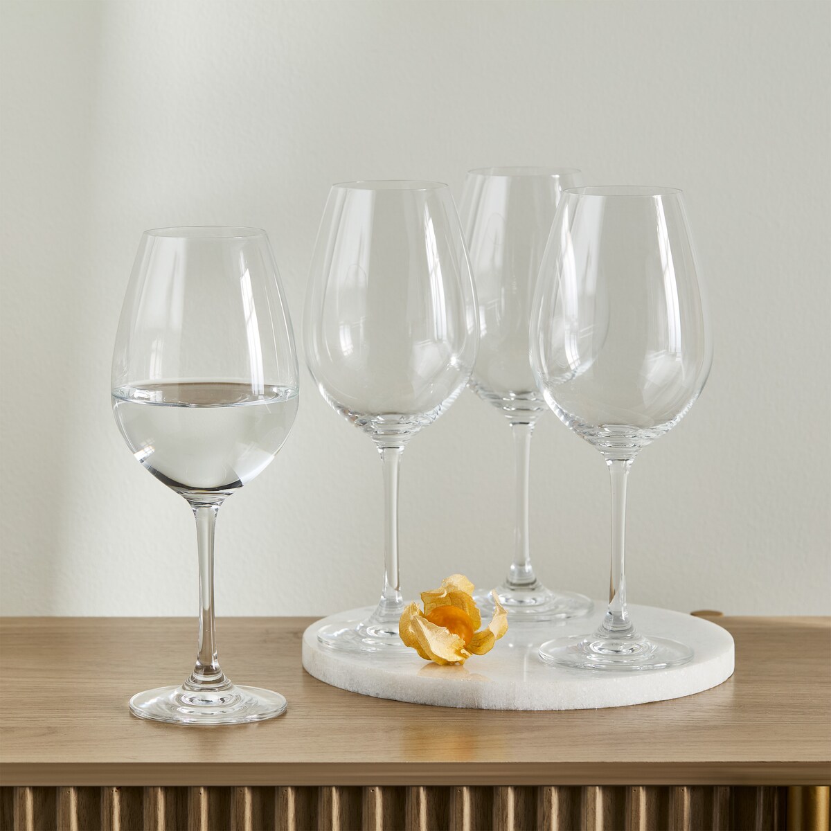 Komplet kieliszków do wina ze szkła kryształowego Anoa