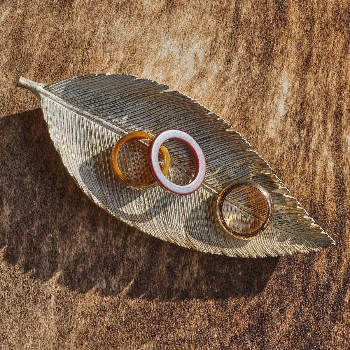 Patera Dekoracyjna Leaffio z motywem geometrycznym