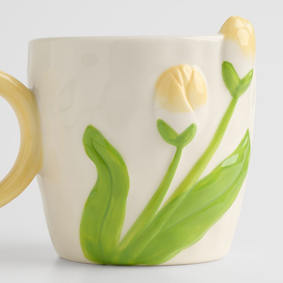 Kubek Tulipano z motywem kwiatowym