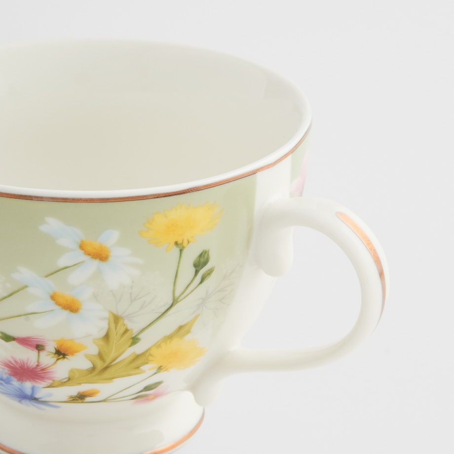 Kubek Melow z motywem kwiatowym