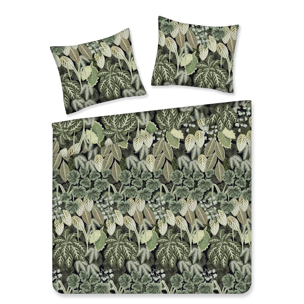 Pościel Bawełniana Coravel 200x220 cm z motywem liściastym