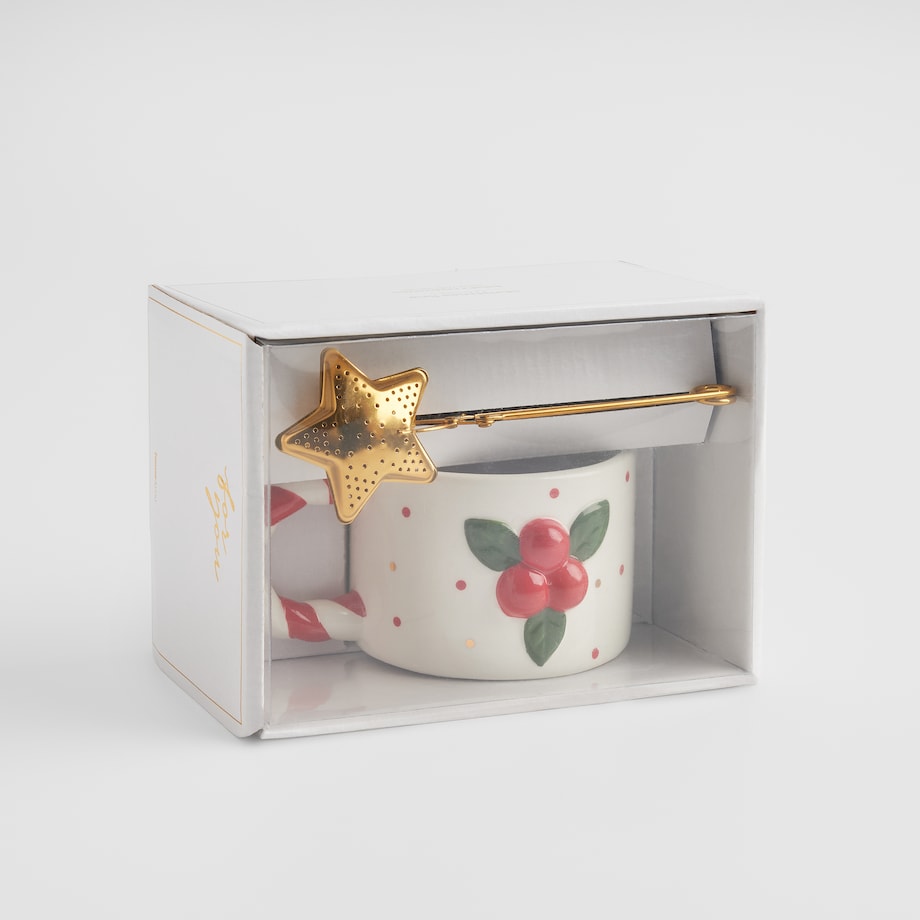 Kubek Z Dodatkiem Hollis z motywem choinki