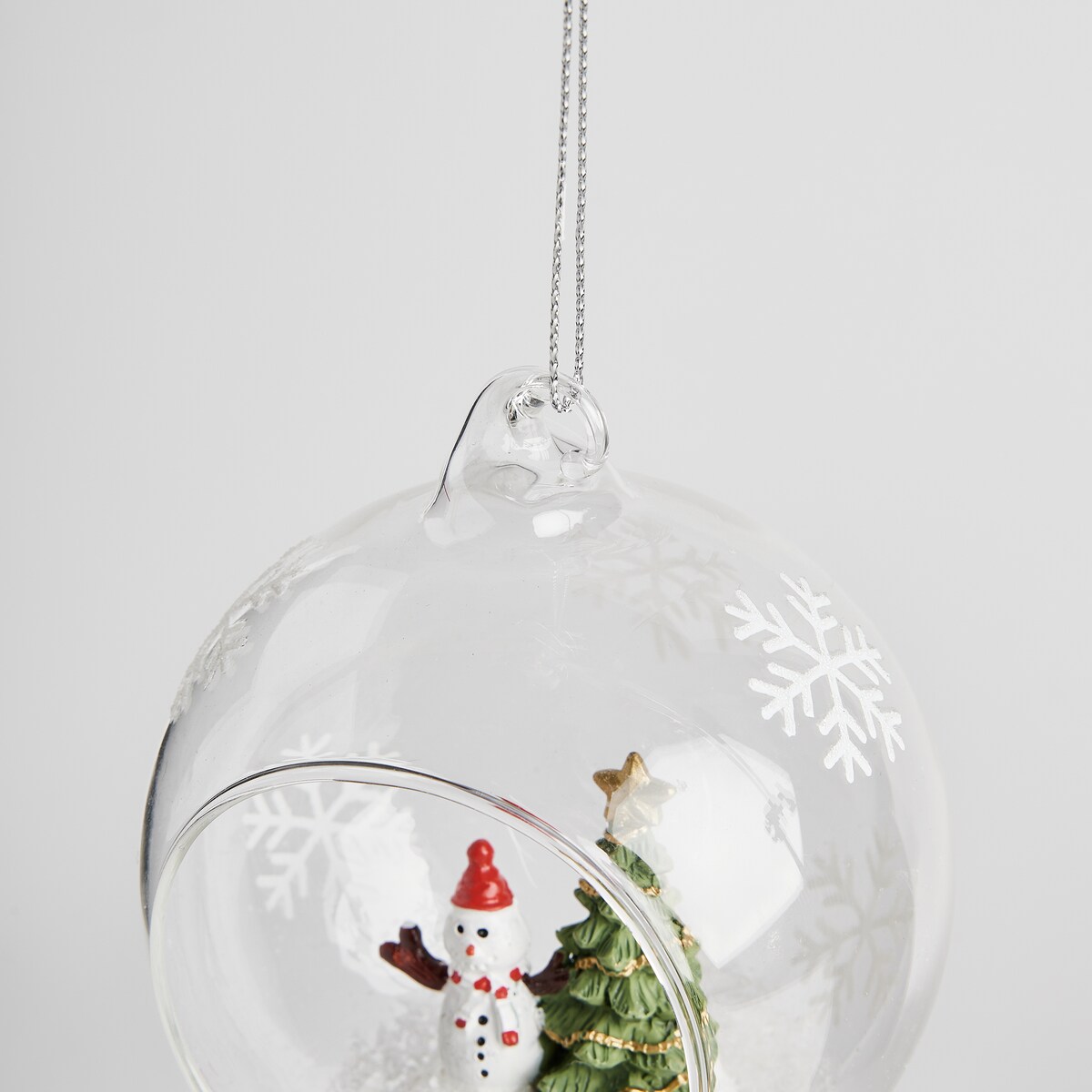 Bombka szklana Glimmero z motywem choinki