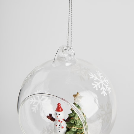 Bombka szklana Glimmero z motywem choinki