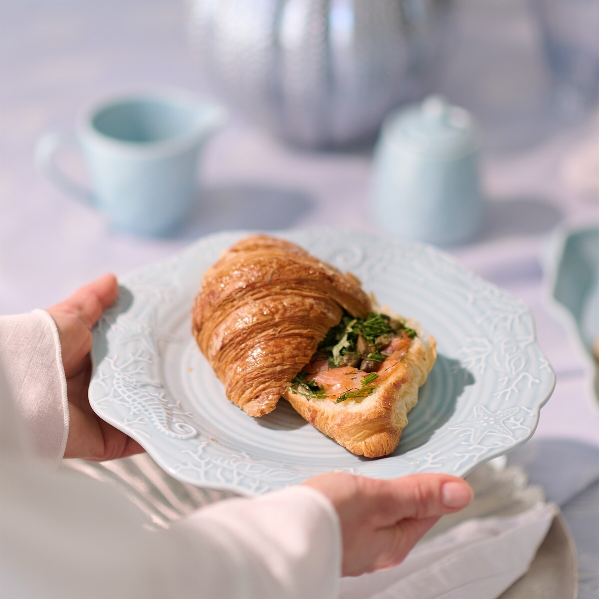 Talerz Obiadowy Aquarelle