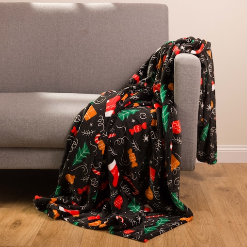 Drukowany koc Festive table 150x200 cm