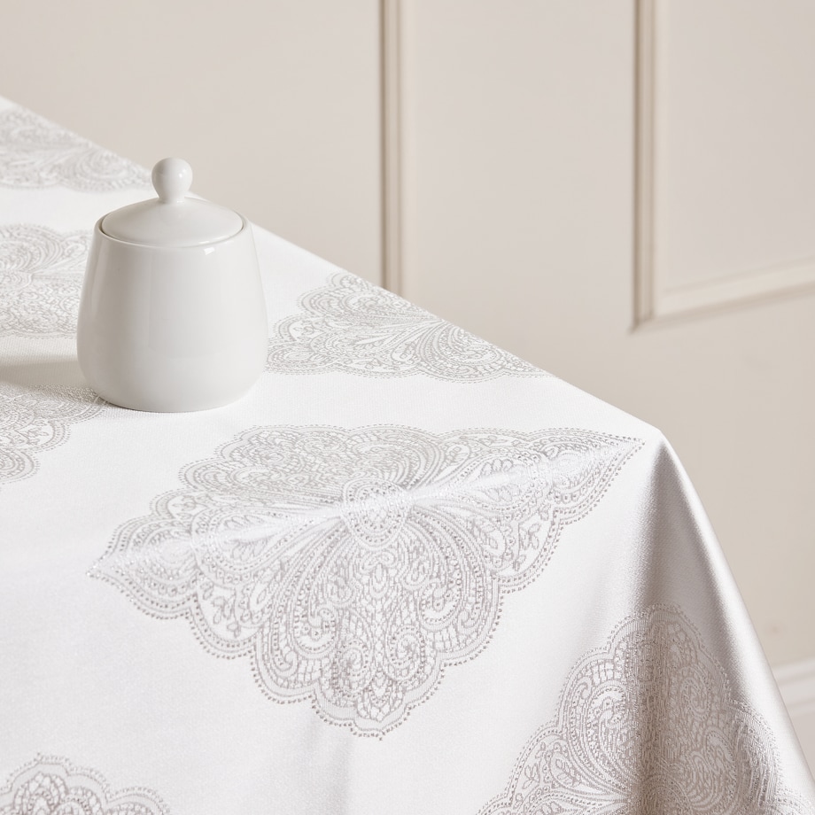 Obrus Żakardowy Hiren 130x180 cm z motywem arabeski