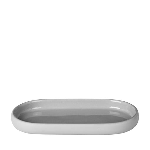 Ceramiczna podstawka na akcesoria łazienkowe SONO, Micro Chip, 19 cm