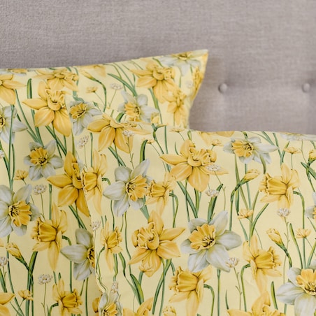 Pościel z bawełny satynowej Daffelis 160x200 cm z motywem kwiatowym