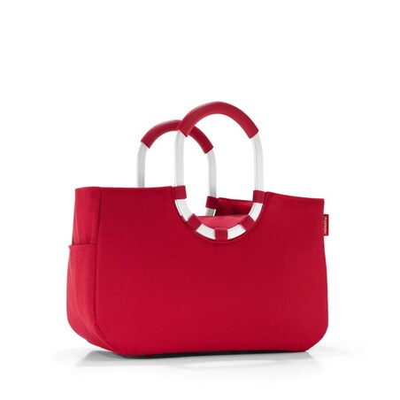 Torba loopshopper M red - poliester, 12 l, 40x20x27,5 cm