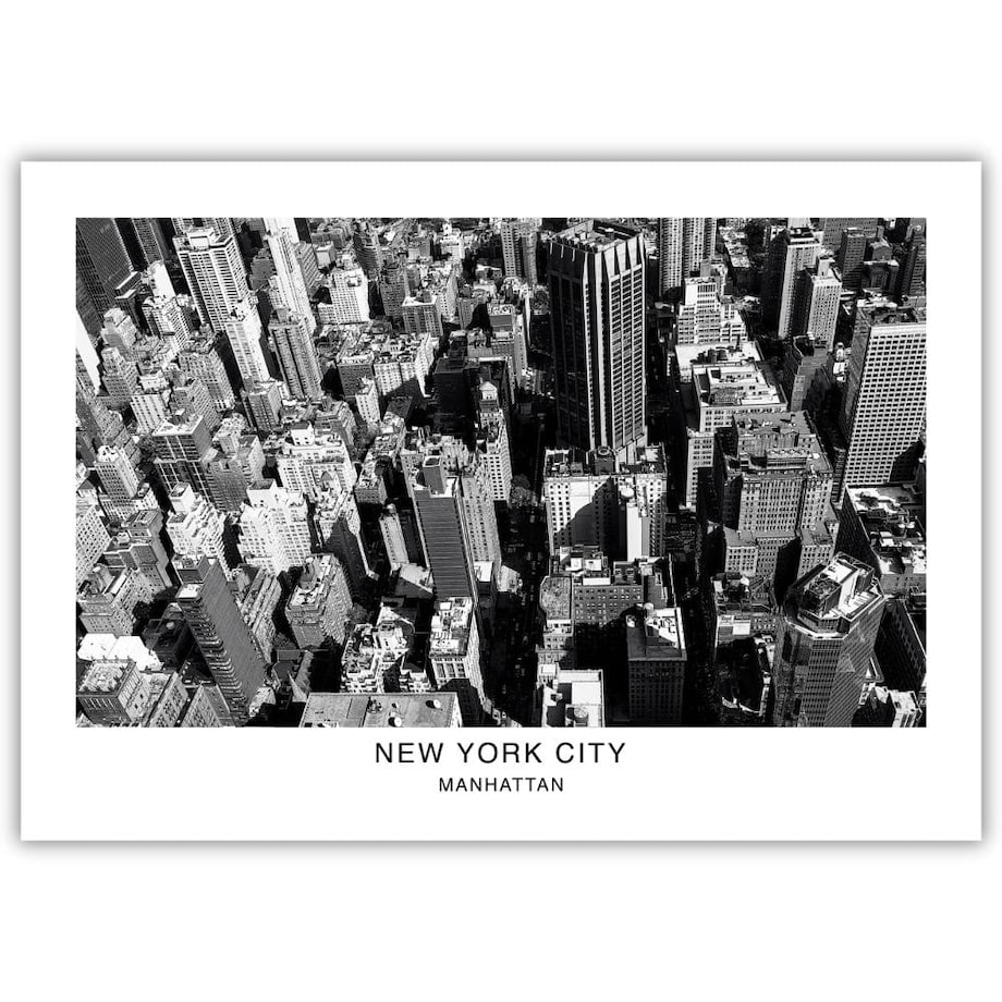 plakat manhattan nowy jork 70x100