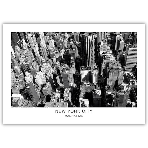 plakat manhattan nowy jork 70x100