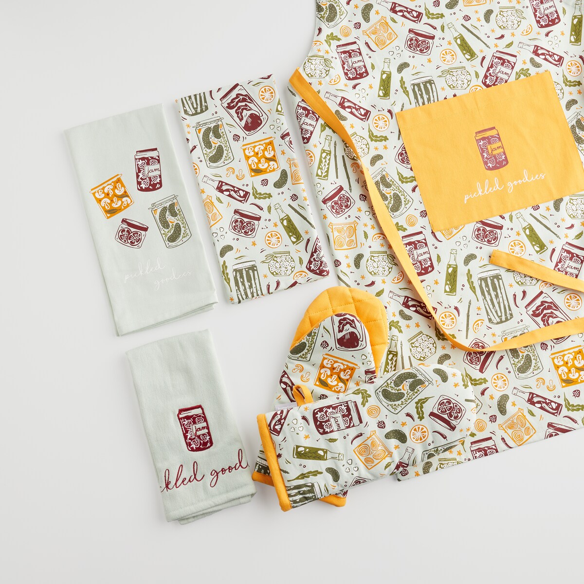 Komplet Ścierek Jaro 45x65 cm z motywem kulinarnym