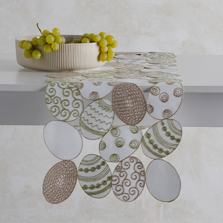 Bieżnik Scrolly Egg 35x175 cm