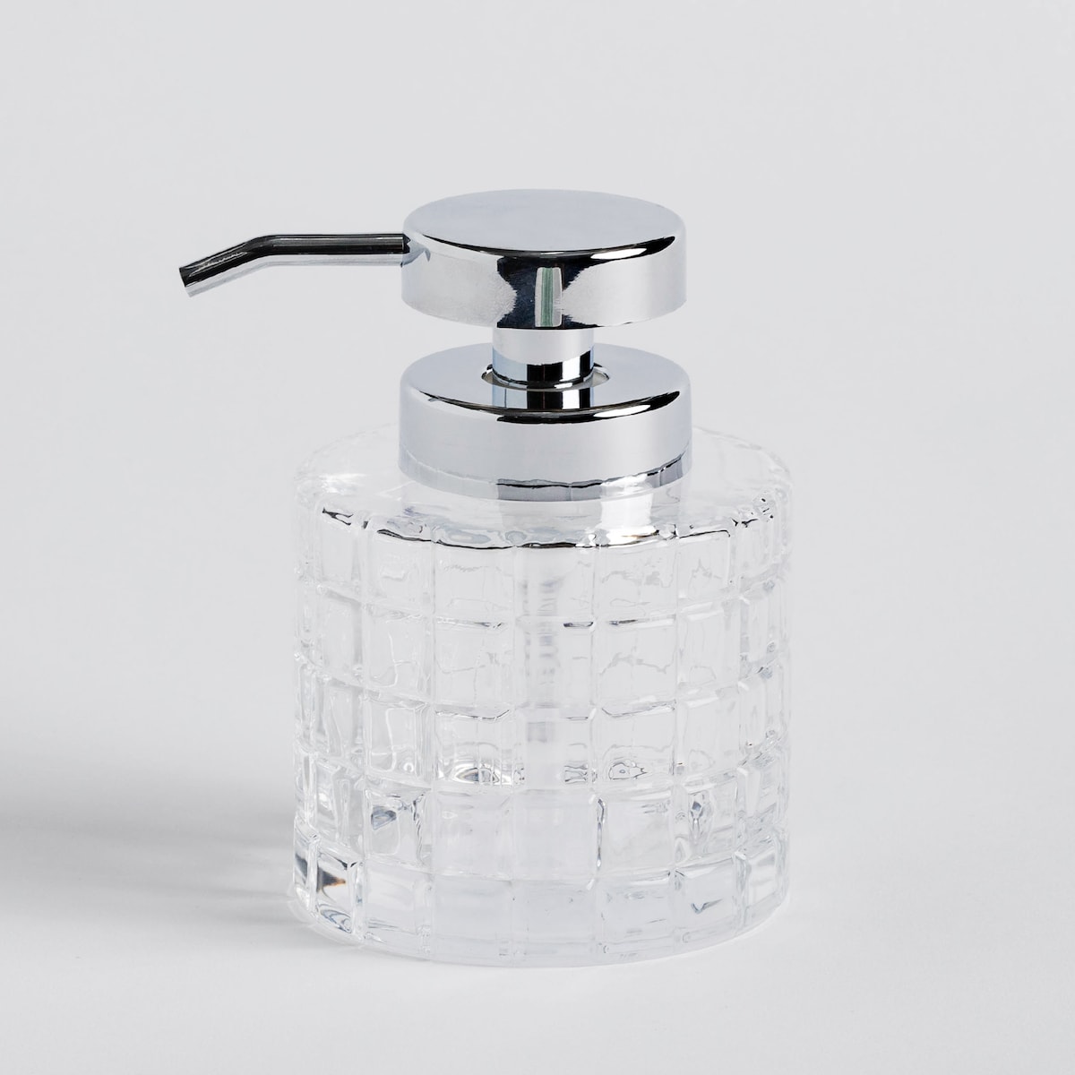 Dozownik Łazienkowy ze Żłobionego Szkła Glasis