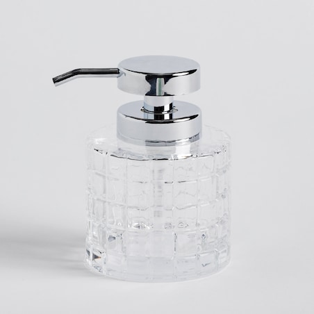 Dozownik Łazienkowy ze Żłobionego Szkła Glasis