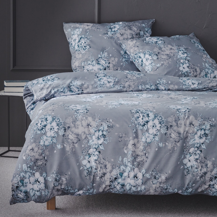 Pościel Z Mikrofibry Belina 160x200 cm z motywem kwiatowym