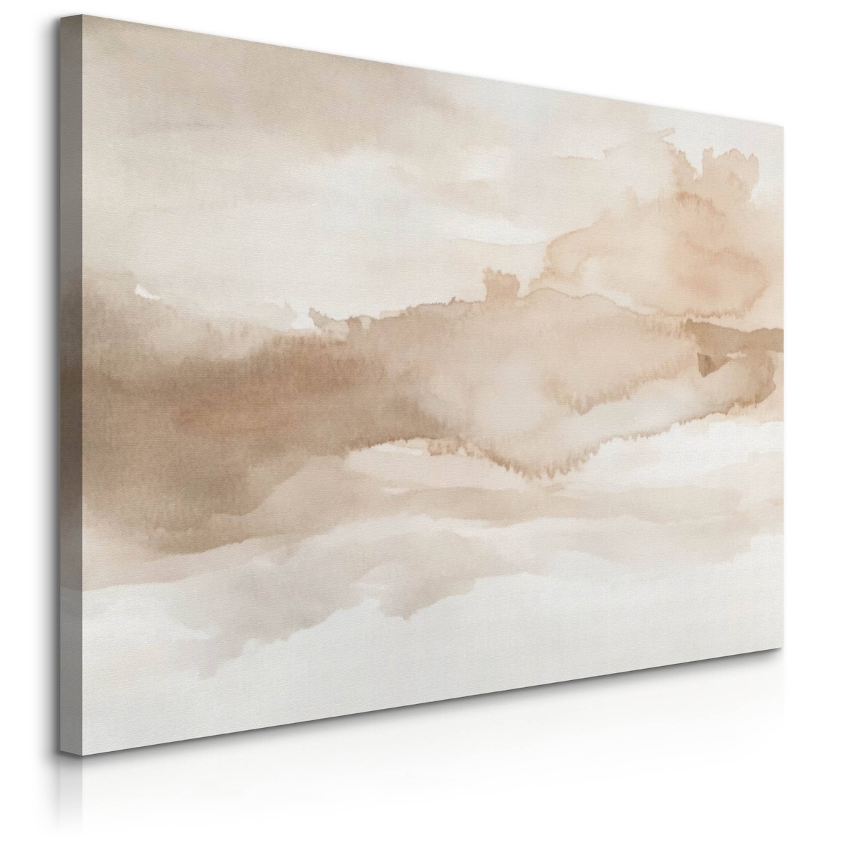 Obraz Na Płótnie Do Salonu Sypialni Beżowy Mural Abstrakcja Styl Boho 70x50cm