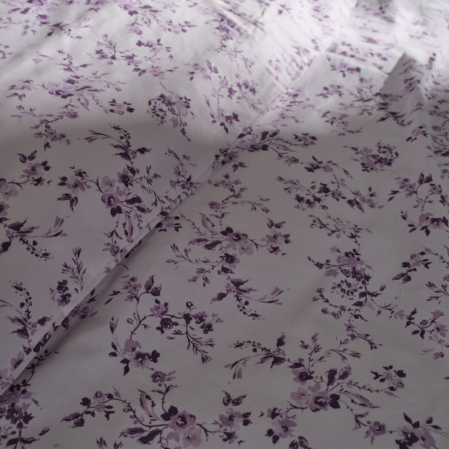 Pościel Bawełniana Fiorre 160x200 cm z motywem roślinnym