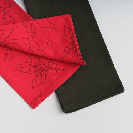 Komplet Ścierek Somella 45x65 cm z motywem gwiazdy betlejemskiej