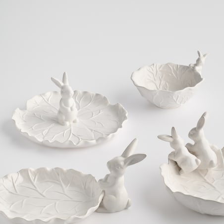 Miska Whitebunno z motywem królika i warzyw