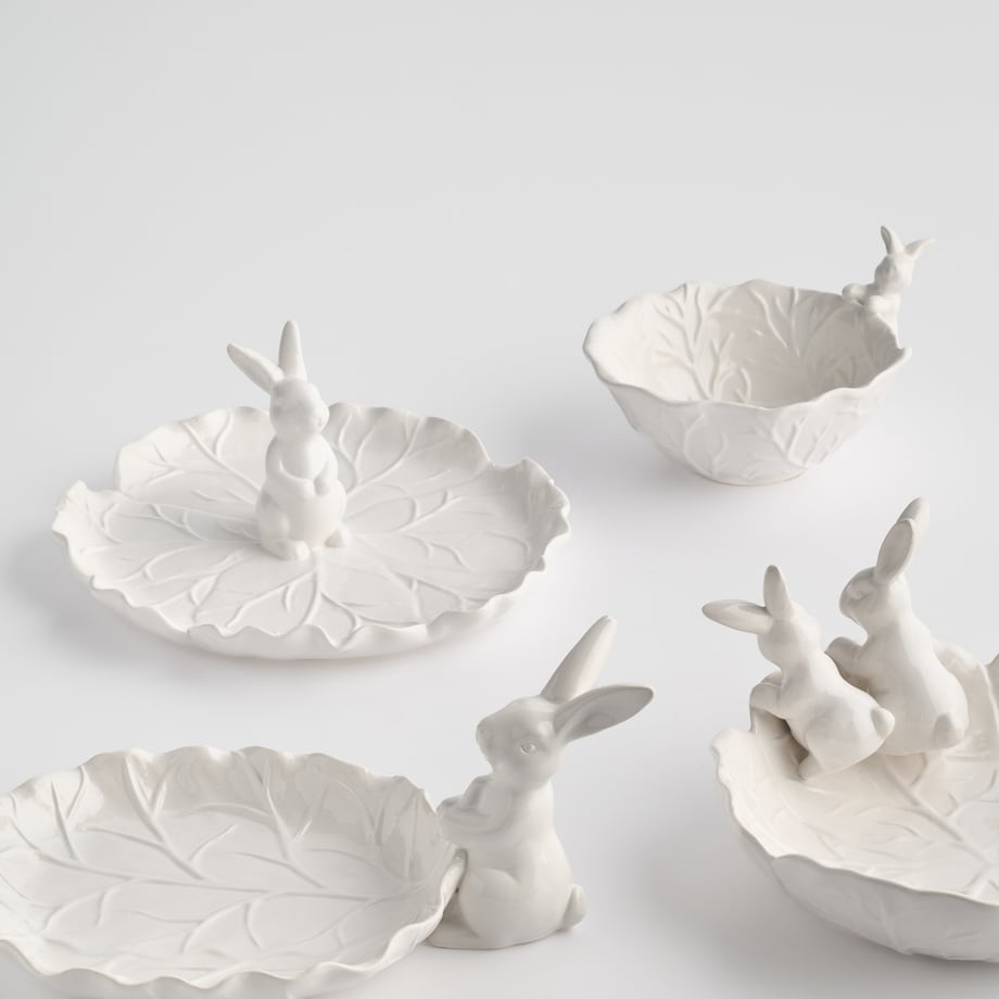 Miska Whitebunno z motywem królika i warzyw