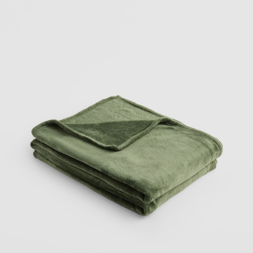 Jednokolorowy koc żakardowy Abila 150x200 cm