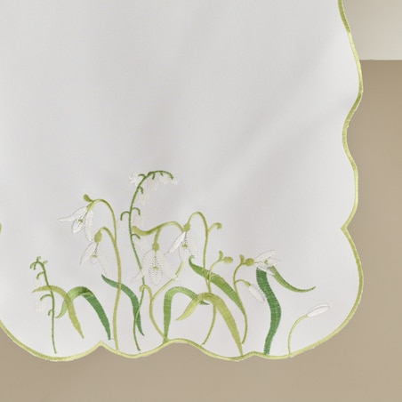 Bieżnik Haftowany Convelio 35x174 cm z motywem kwiatowym