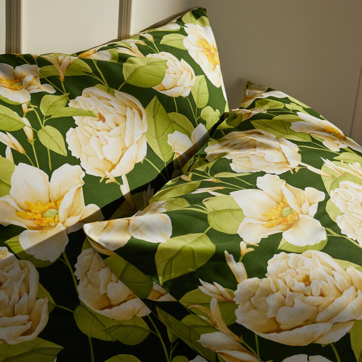 Pościel z bawełny satynowej Fenilla 200x220 cm z wzorem kwiatowym