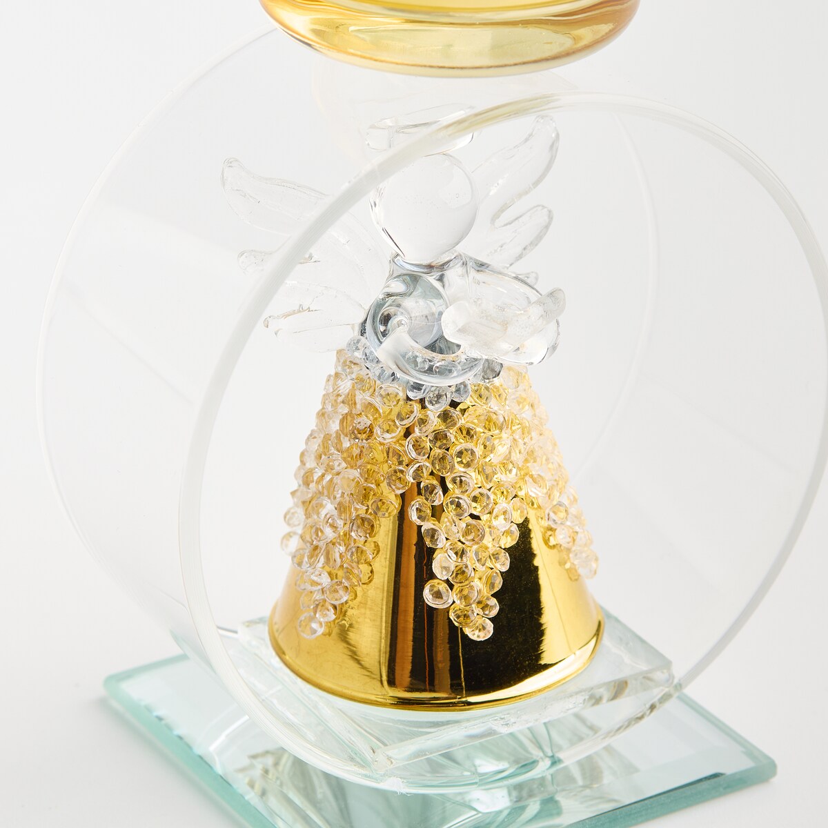 Świecznik Glassangel z motywem anioła