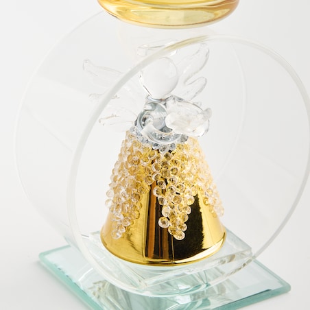 Świecznik Glassangel z motywem anioła