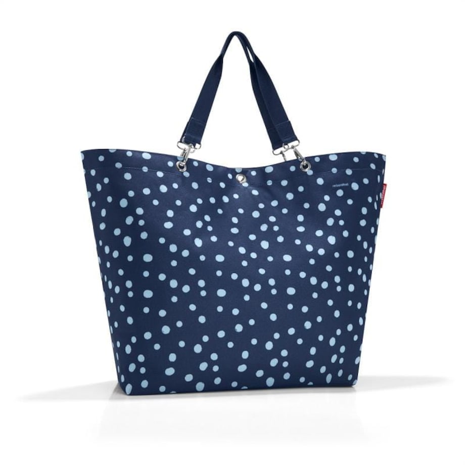 Torba shopper XL spots navy - poliester, 35 l