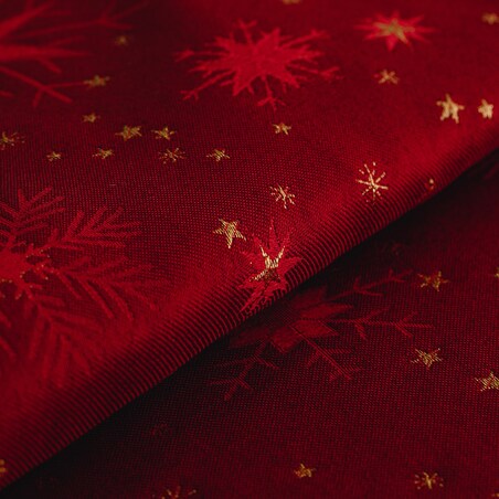 Jaquard Tablecloth Frosti Star 150x220 cm