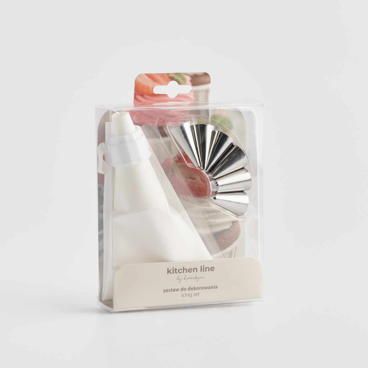 Rękaw cukierniczy z 6 końcówkami Creamy