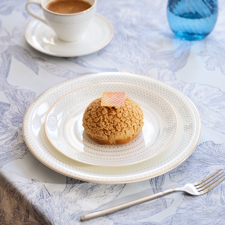 Talerz Obiadowy Cadena z motywem geometrycznym