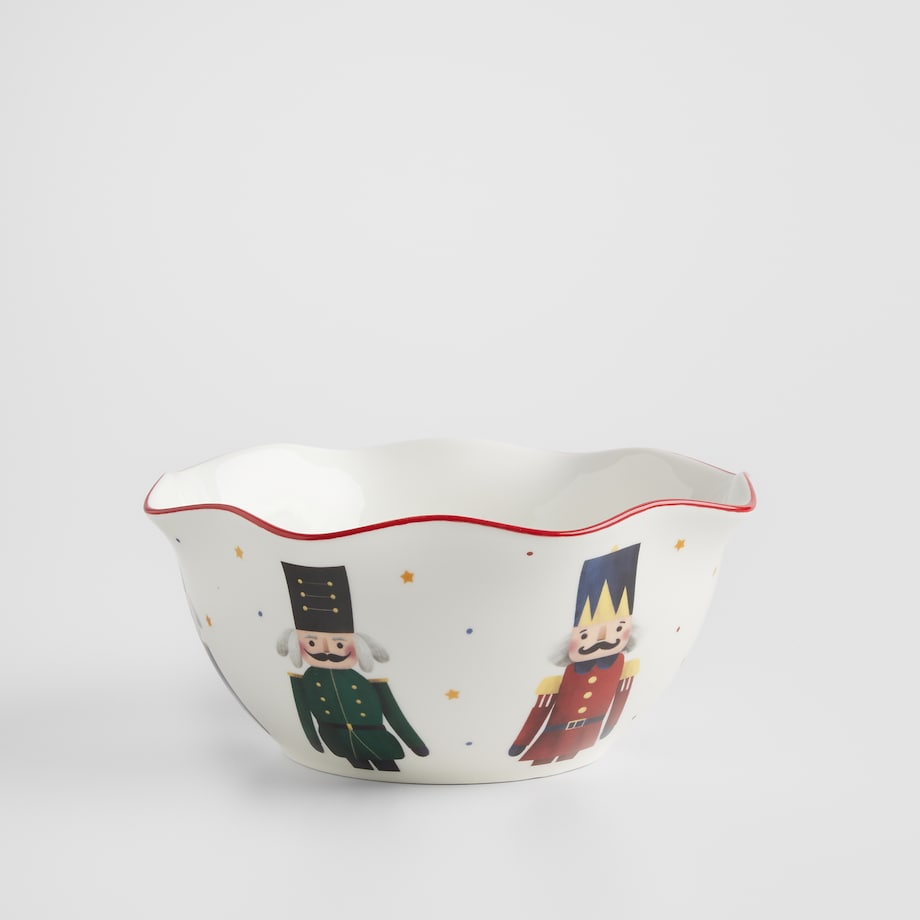 Miska Nutpatcher z motywem dziadka do orzechów